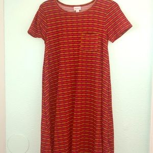 Xxs lularoe Carly dress arrows